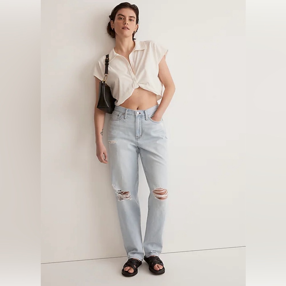 Slouchy boyjean worn once